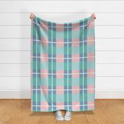 Preppy Plaid in Pastel Shades - Large - Eva Matise