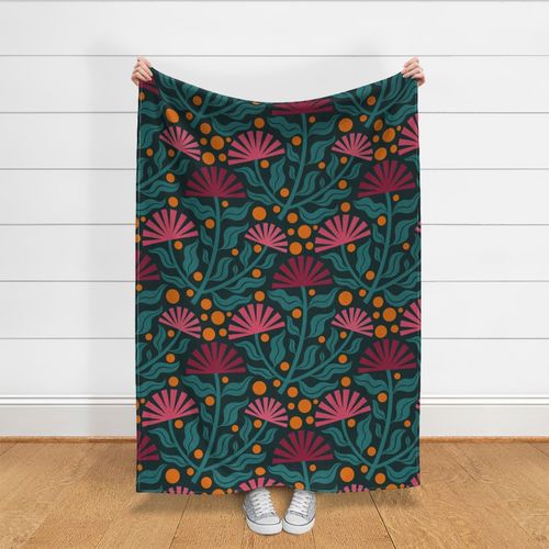 Blooming Harmony in Green / Large / SRC00033