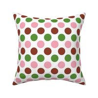 Bold and Proud Gynesexual Pride Flag Colors Polkadots