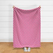 Small Pink-White Herringbone