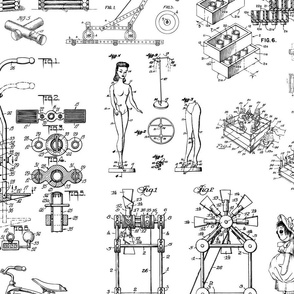 Patent Drawings - Toys (B&W)