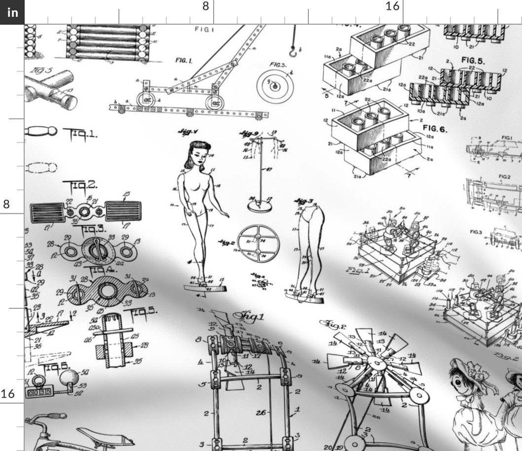 Patent Drawings - Toys (B&W)