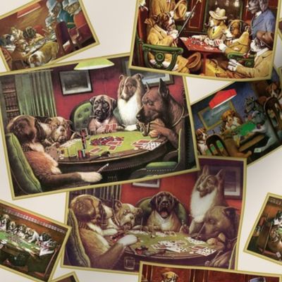 Dogs Playing Poker