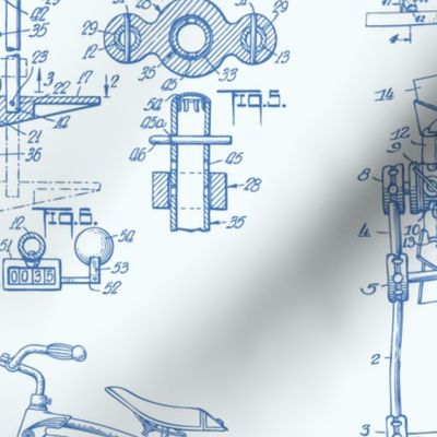 Patent Drawings - Toys (blue)