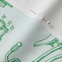 Patent Drawings - Toys (green)