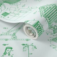 Patent Drawings - Toys (green)