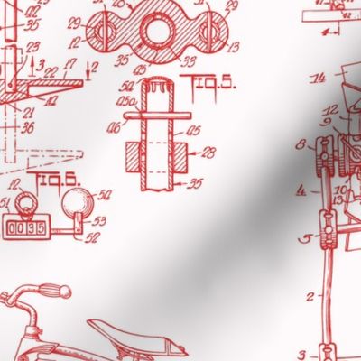 Patent Drawings - Toys (red)