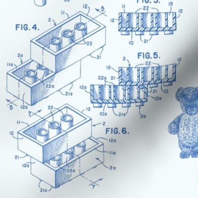 Patent Drawings - Toys (blue) - paper