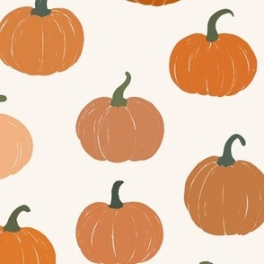 Large / Sketch Halloween Pumpkins