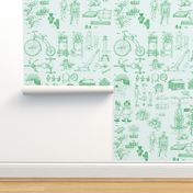 Patent Drawings - Toys (green) - paper