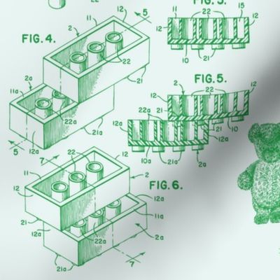 Patent Drawings - Toys (green) - paper