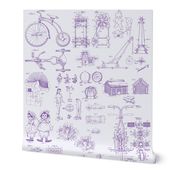 Patent Drawings - Toys (purple) - paper