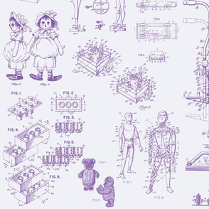 Patent Drawings - Toys (purple) - paper