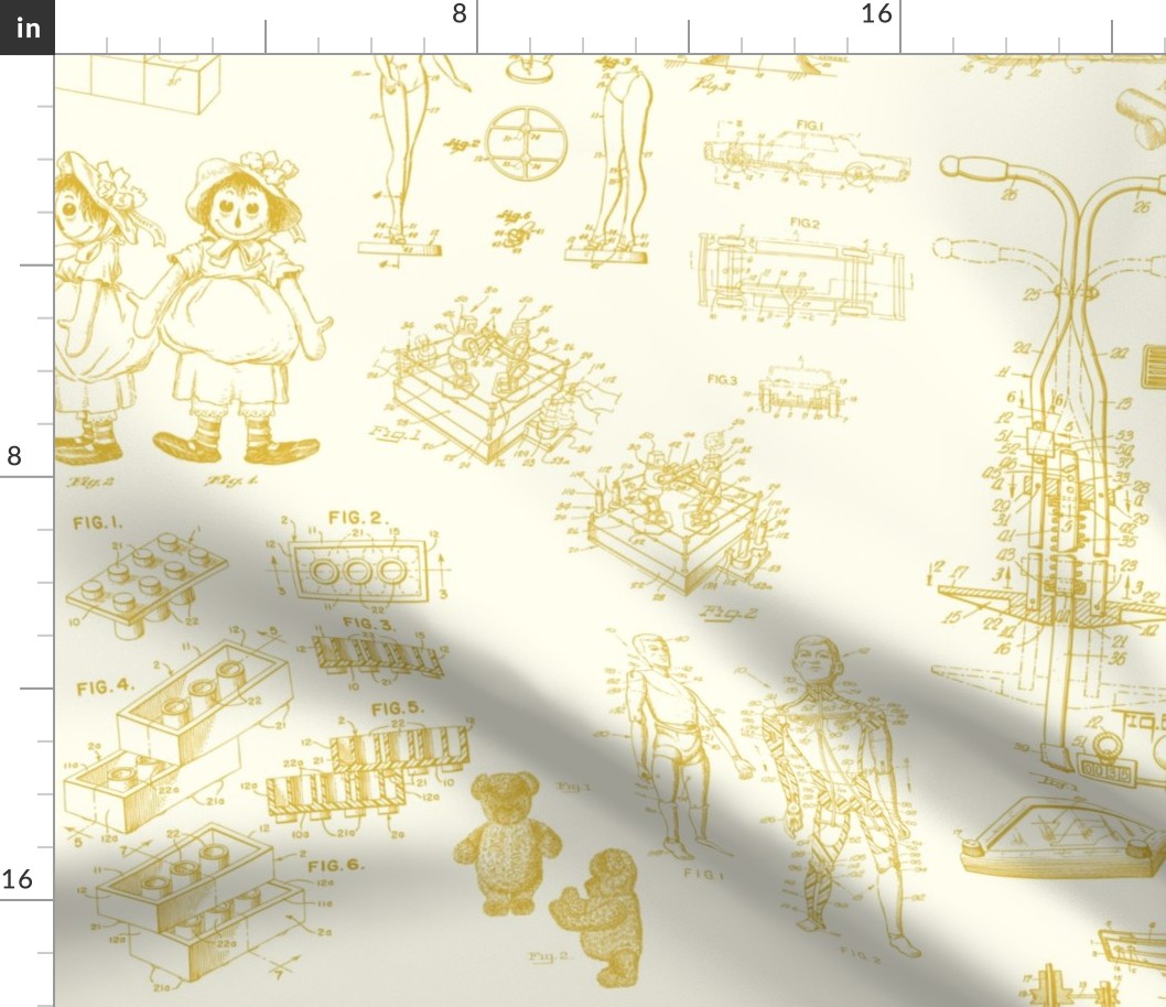 Patent Drawings - Toys (yellow) - paper