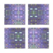 Purple Faux Brick Abstract © Gingezel™ 2013