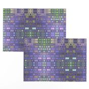 Purple Faux Brick Abstract © Gingezel™ 2013