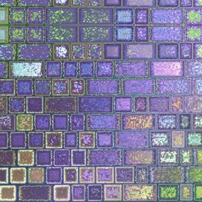 Purple Faux Brick Abstract © Gingezel™ 2013