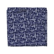 Ray Gun Revival (Navy Blue) (8x8)