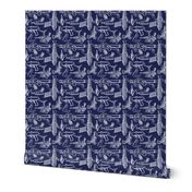 Ray Gun Revival (Navy Blue) (8x8)