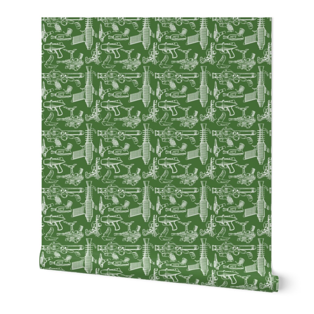 Ray Gun Revival (Olive Green) (8x8)