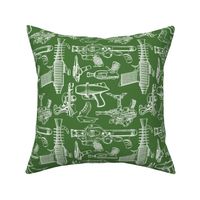 Ray Gun Revival (Olive Green) (8x8)