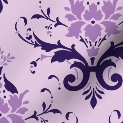 Victorian Flourish (violet)
