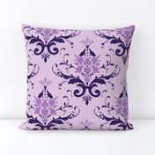 Victorian Flourish (violet)