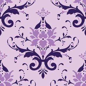 Victorian Flourish (violet)