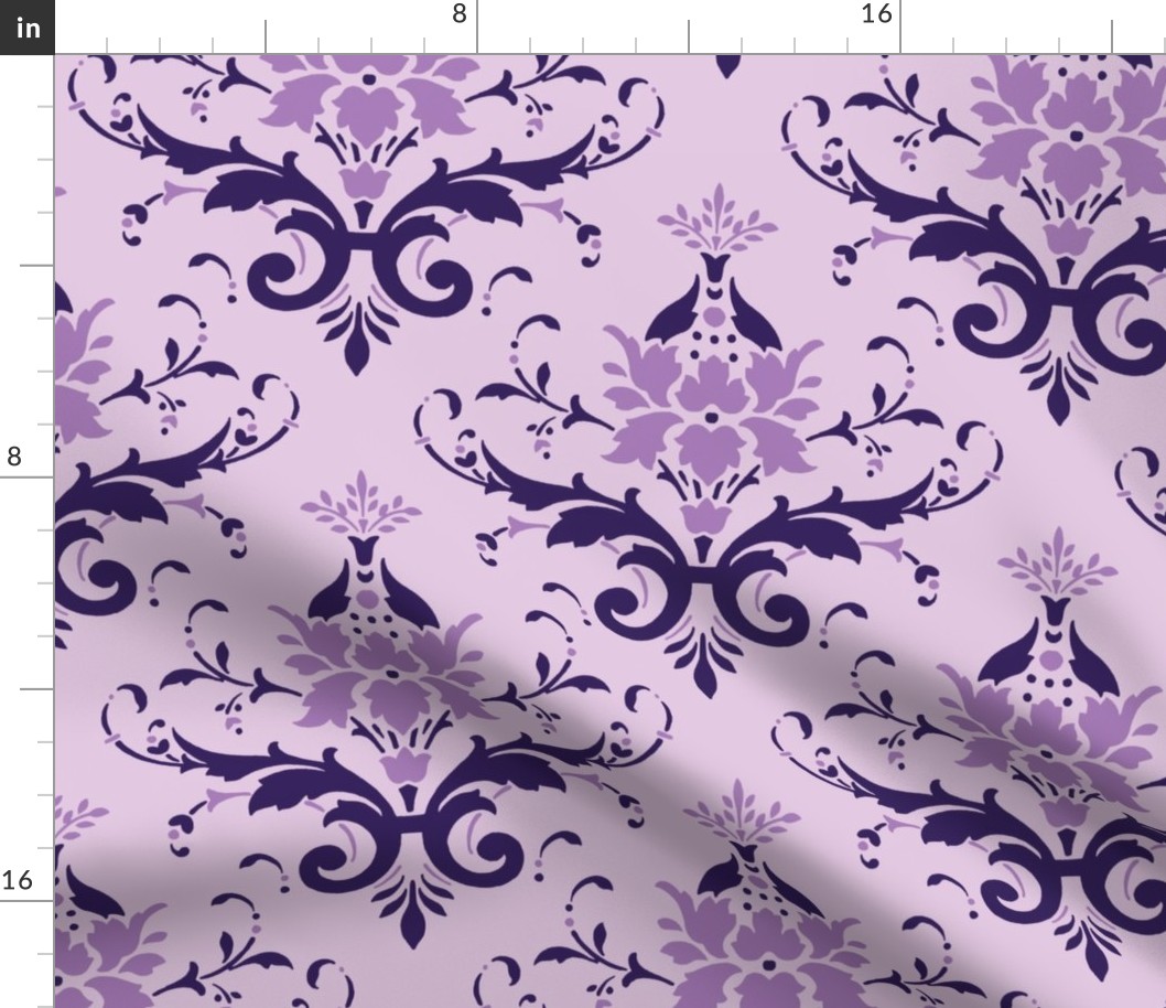 Victorian Flourish (violet)