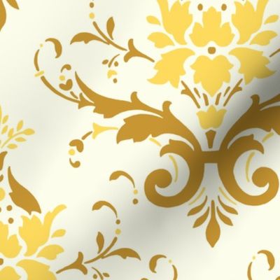 Victorian Flourish (yellow)