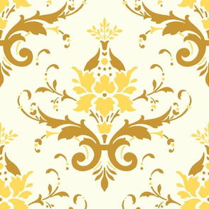 Victorian Flourish (yellow)