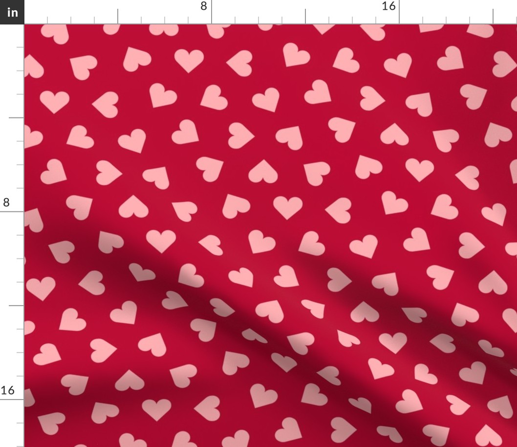 1_inch_scattered_pink_hearts_on_lipstick_red