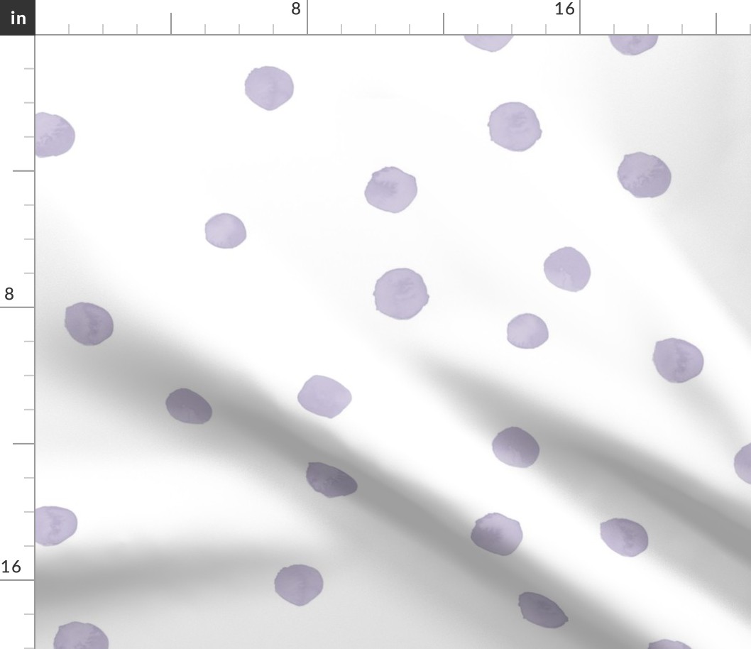 Dots - pastel lilac - large