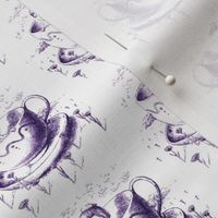 Teacup Children Boy and Girl - Small Size Toile - Grape Purple