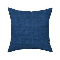 Linen - midnight blue, stonewashed woven threads