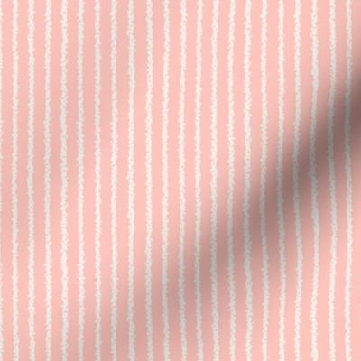 pinstripe offwhite stripes on pastel pink