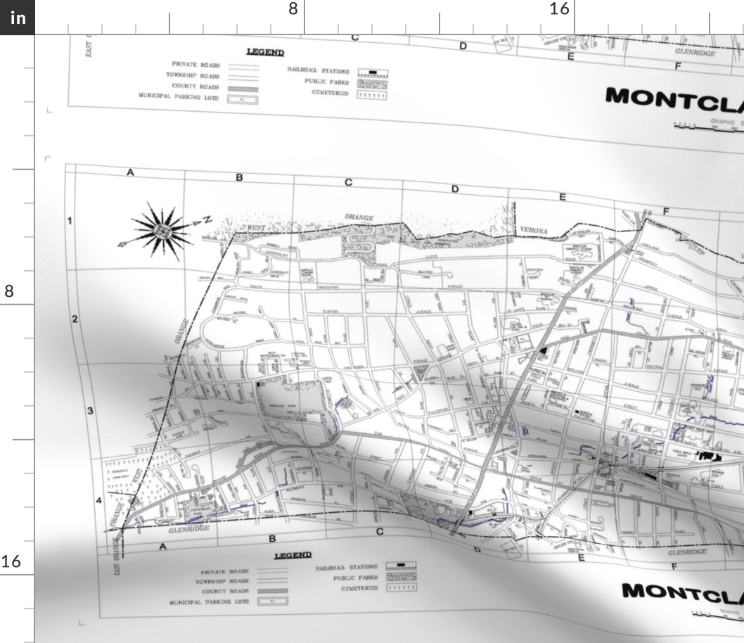 Montclair NJ street map