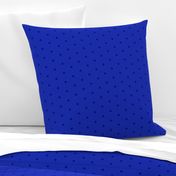 Geometric Navy And Gold Phthalo Blue Polka Dots On Egyptian