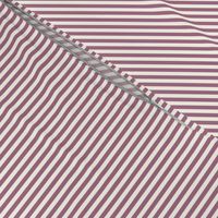 Extra Small Cabana stripe - Dusty Rose Pink and cream white - Candy stripe - Awning stripes - nautical - Striped wallpaper - resort coastal sunbrella tiki vertical pink stripe