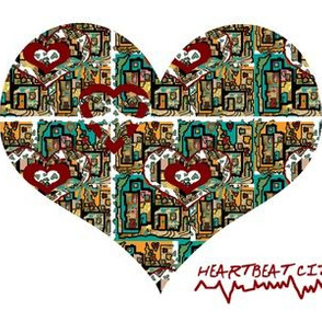 A Bird's Eye View of Heartbeat City (small scale repeat)