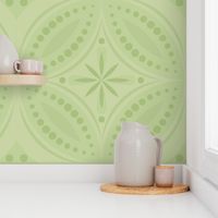 Moroccan Tiles - Pale Green