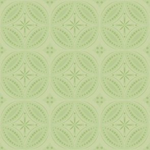 Moroccan Tiles - Pale Green