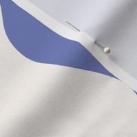 Curves Vertical Stripe In French Blue And White (Large)