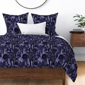 Purple Goth Coquette Wallpaper Vampire Gothic Haunted Mansion Wallpaper