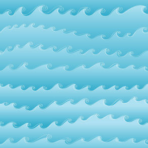 Ocean Waves by Friztin
