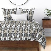 Ikat Island Charcoal