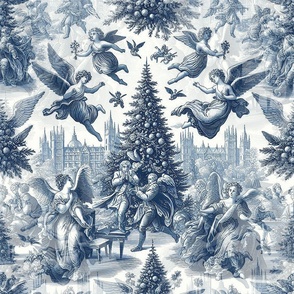 Nine Lessons Christmas Toile de Jouy