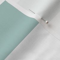 3 inch wide classic rugby stripes white seafoam duck egg blue a8c7c2, horizontal, classic