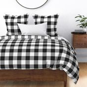 small - Monochrome Buffalo Plaid - Black and White