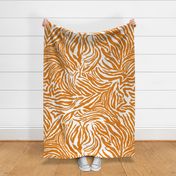 Orange zebra Print- XL